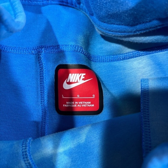 Nike youth TECH FLEECE JOGGER PANTS hand bleached Size Large - Picture 10 of 16